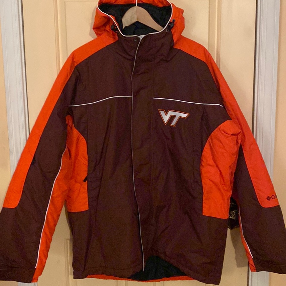 Columbia VA Tech Ski Jacket/Coat Size L